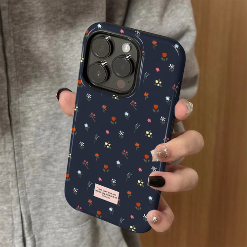 适用iPhone16pro手机壳苹果15promax新款iP14/13女12简约碎花xsmax菲林二合一8防摔11保护套7小众plus创意xr