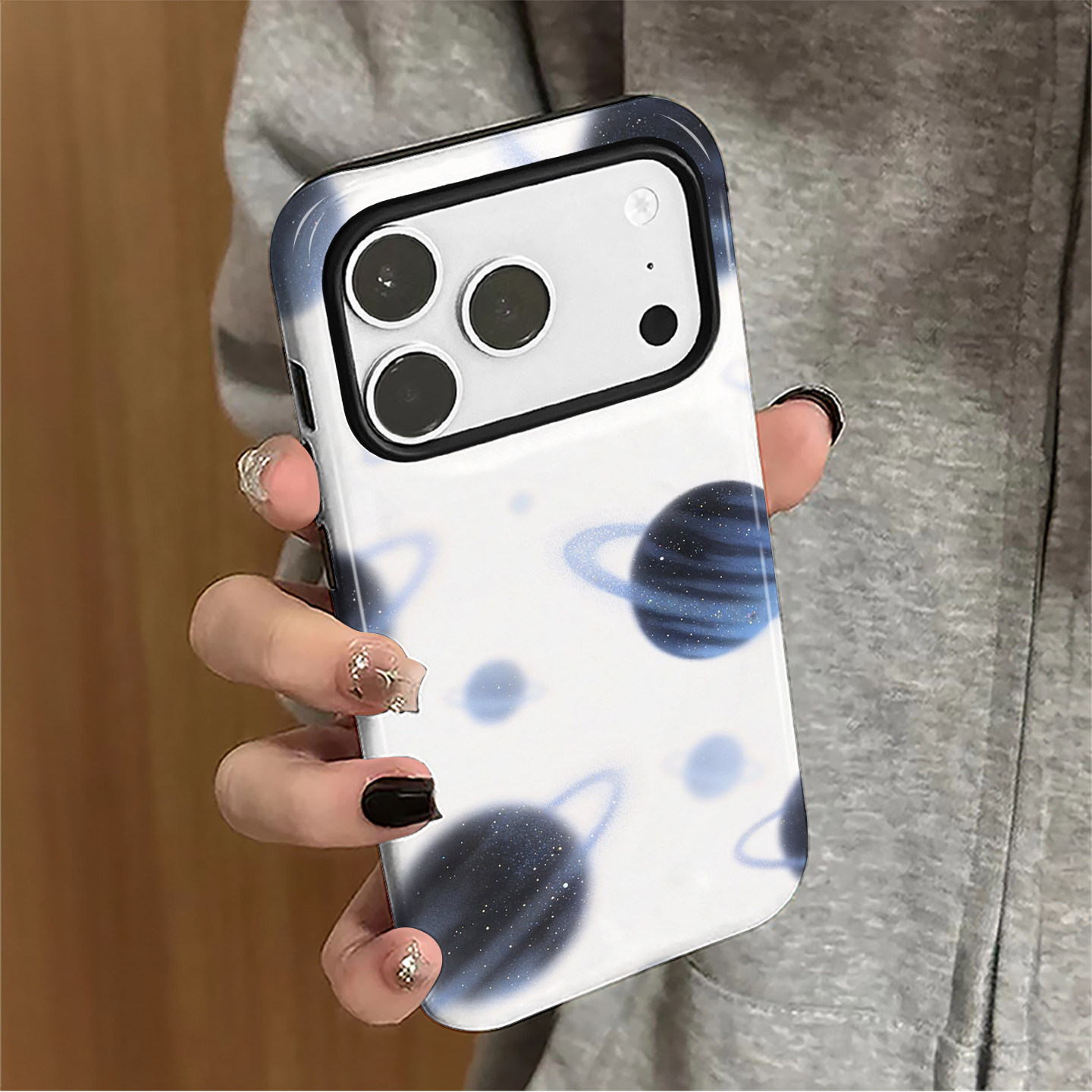 宇宙星球适用苹果17promax手机壳iPhone16pro日韩15新款14女13简约防摔个性12华为8plus小米保护套oppo菲林xs