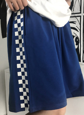 Loose fitting wide leg sports capris宽松休闲阔腿运动五分裤女