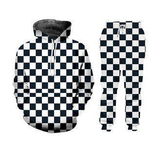 Sports pants hoodie two-piece set for men 长裤连帽衫两件套男