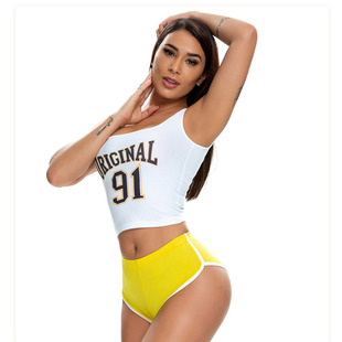 Color Solid Tight Yoga 女 High briefs纯色紧身瑜伽三角裤 Waist