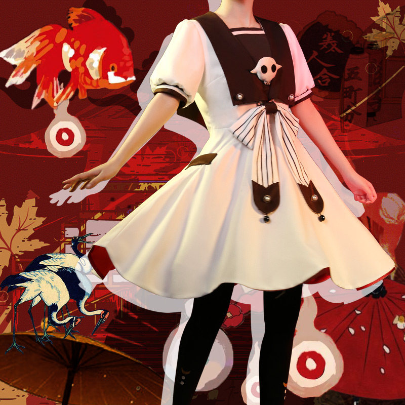 【橘子君】地缚少年花子君cos服八寻宁宁cosplay服装女连衣裙假发
