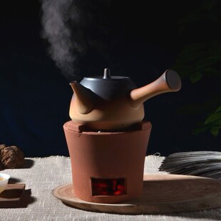 围炉煮茶电炉丝老式炭炉煮茶茶壶围炉烤茶工具电碳两用茶炉土风炉