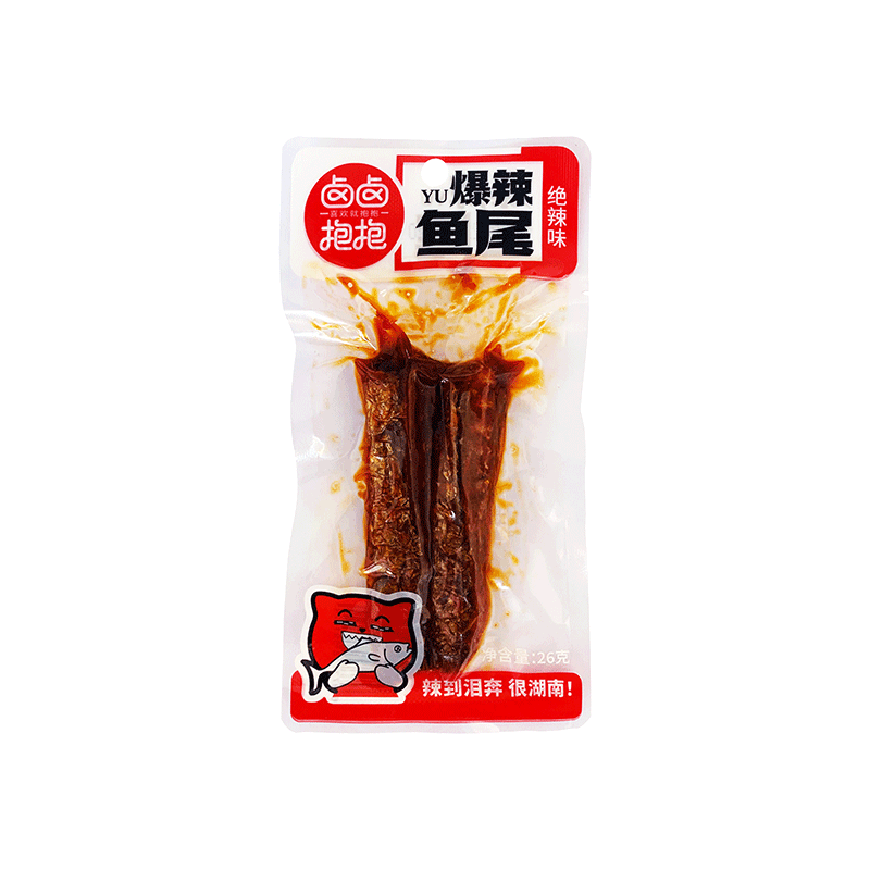 香辣鱼尾洞庭鱼排湖南特产湖超爆辣特辣鱼尾麻辣小吃即食零食品