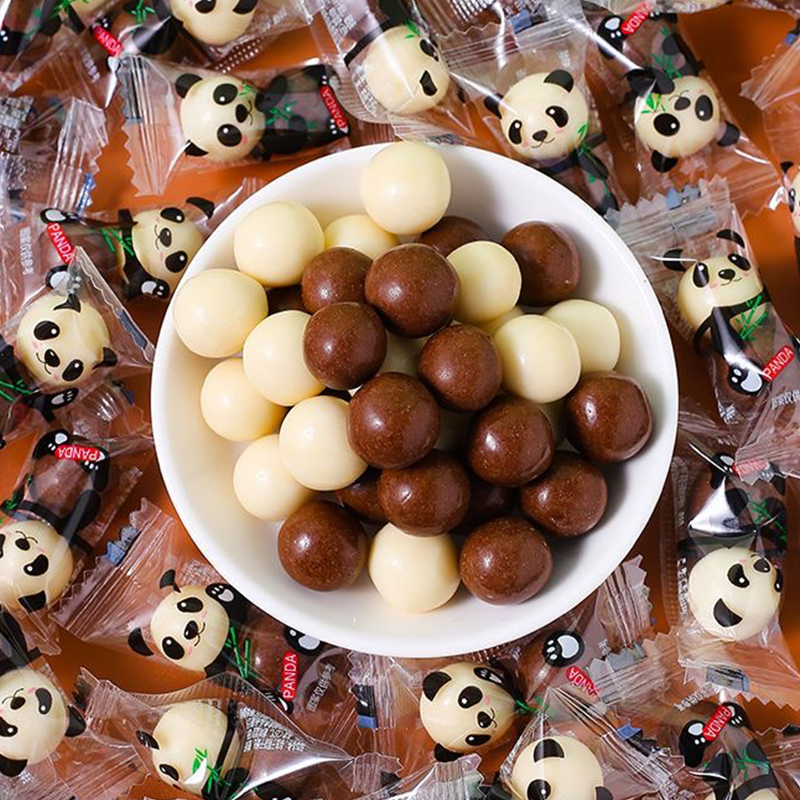 网红麦丽素巧克力豆休闲零食年货喜糖糖果独立小包装（代可可脂）