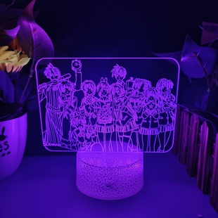 CLANNAD古河渚团子大家族手办动漫周边桌面立牌摆件礼物usb小夜灯