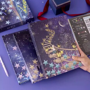 夜光同学录女韩版学生六年级毕业纪念册留言册新款高颜值毕业册初中生可爱同学册恩师档案男女高颜值同学录
