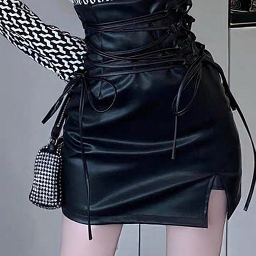 PU皮半身裙女PU皮半身裙女