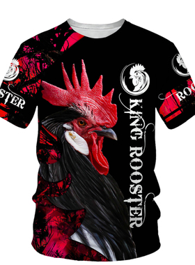 3D printing casual loose T-shirt for men 3D印花休闲宽松T恤男