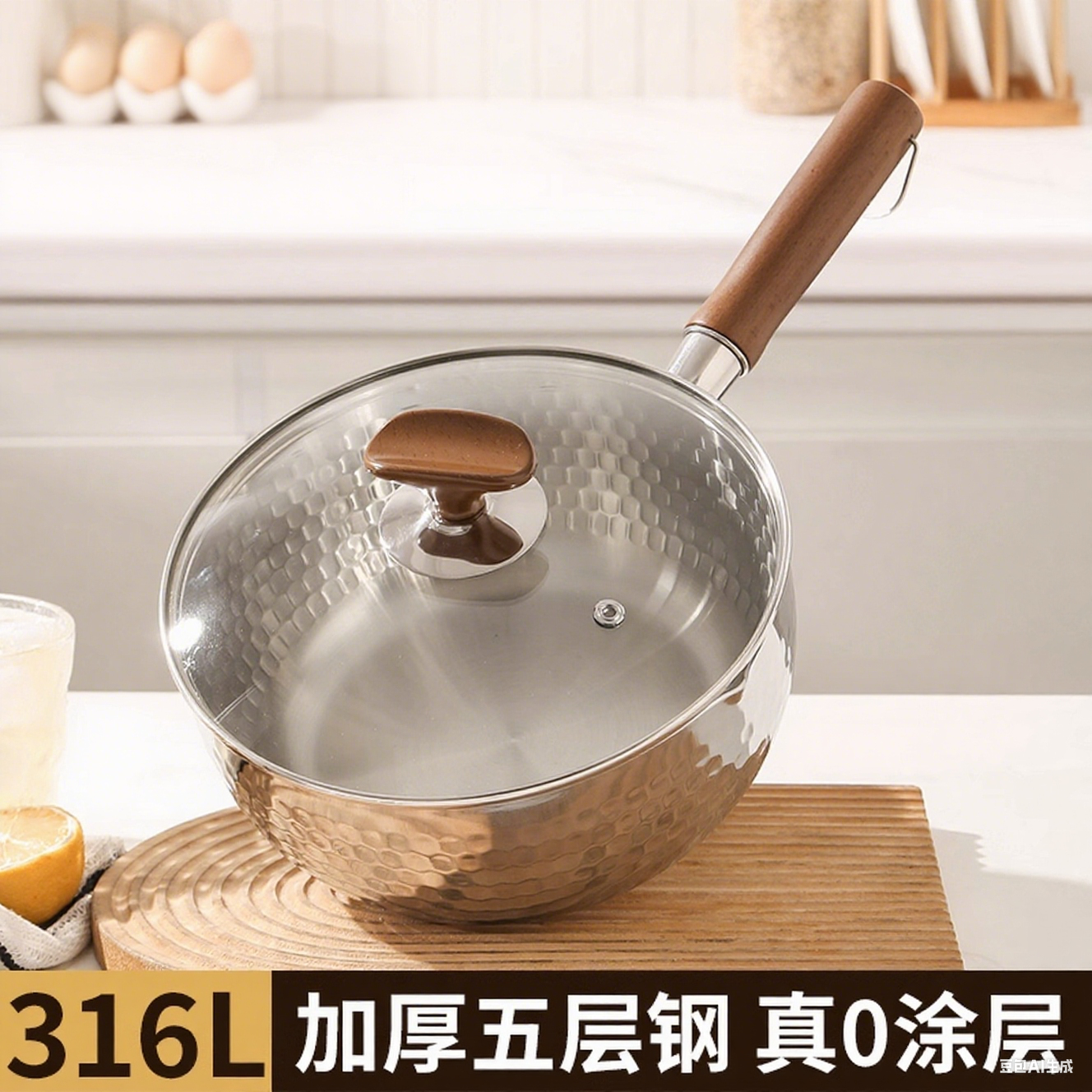 日本进口316不锈钢雪平锅一人食不粘锅无涂层家用煮面锅热牛奶锅,厨房/烹饪用具,奶锅,淘宝优惠券,粉丝福利购,淘宝优惠卷