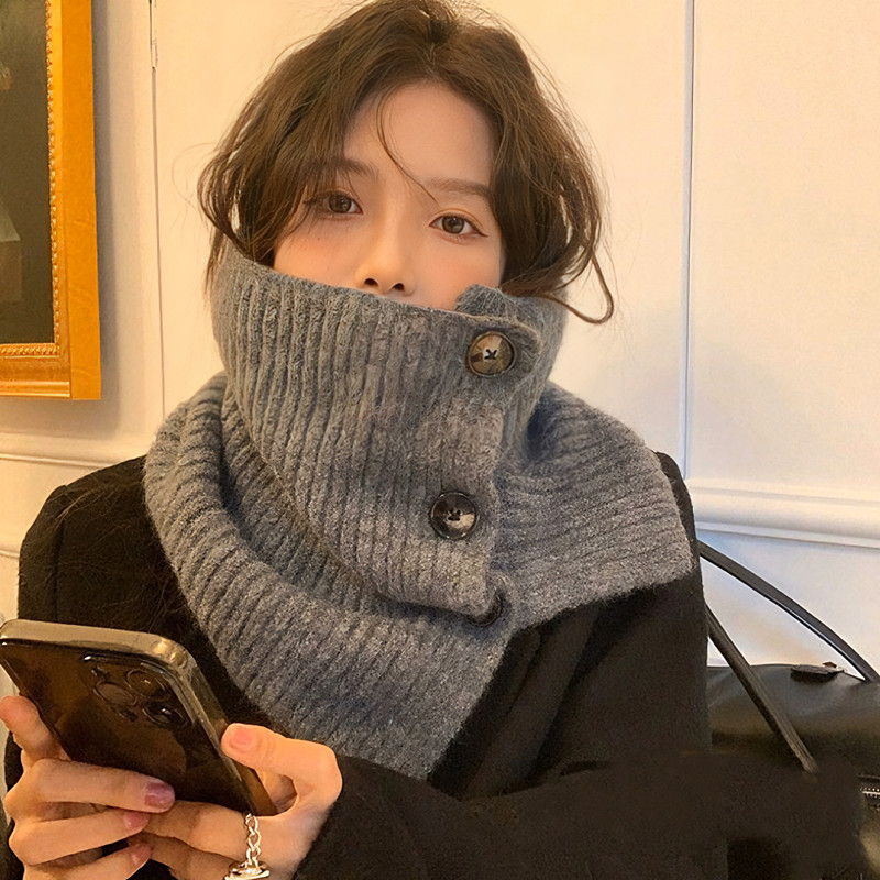 韩国针织披肩外搭女冬季2025新款高级感加厚保暖护颈脖套围巾围脖,服饰配件/皮带/帽子/围巾,围巾/丝巾/披肩,淘宝优惠券,粉丝福利购,淘宝优惠卷