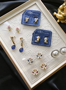 【任四月复古首饰】Attwood Sawyer耳夹组 Vintage复古首饰