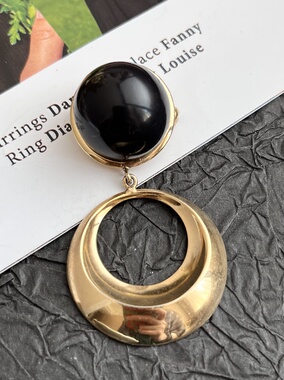 【任四月中古首饰】Henkel Grosse1970年份标胸针 Vintage中古