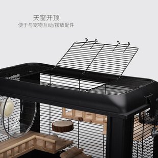 豪华宠物笼仓鼠笼子60基础加高熊超大亚克力透明观赏仓鼠用品