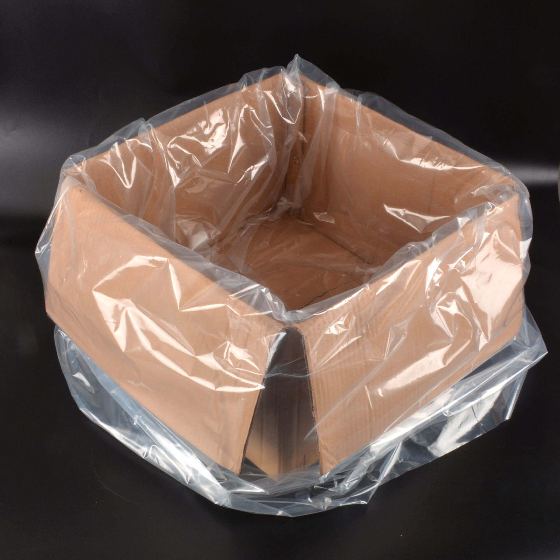 方底袋塑料透明内膜袋pe四方袋防潮立体袋纸箱内胆平口内衬袋方底