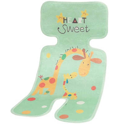IVOLIA宝宝凉席婴儿夏季 冰丝凉席水洗可折叠儿童推车席子餐椅垫