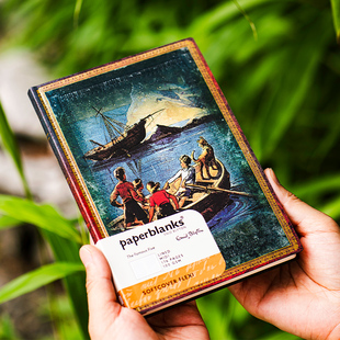 paperblanks佩兰克新款五伙伴历险记复古笔记本子软封面记事本手帐软皮书无酸纸内页文创文艺精美插图礼品