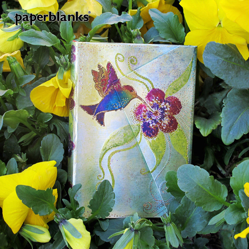paperblanks 劳拉碧琦奇妙创作系列笔记本子手帐记事本海洋之歌蜂鸟有线无酸纸小清新简约复古创意自然礼品
