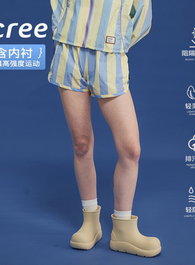 icree假两件运动短裤轻薄健身女