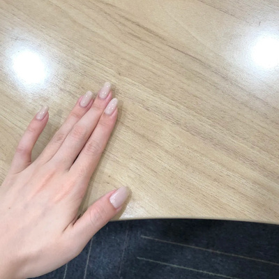 裸色手工穿戴甲显白百搭