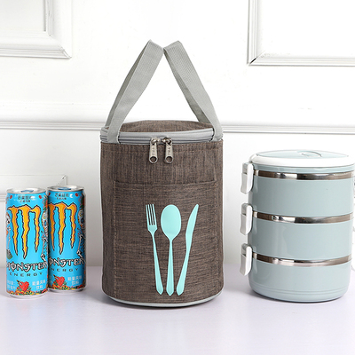 饭盒袋圆桶铝箔圆形饭桶便当包