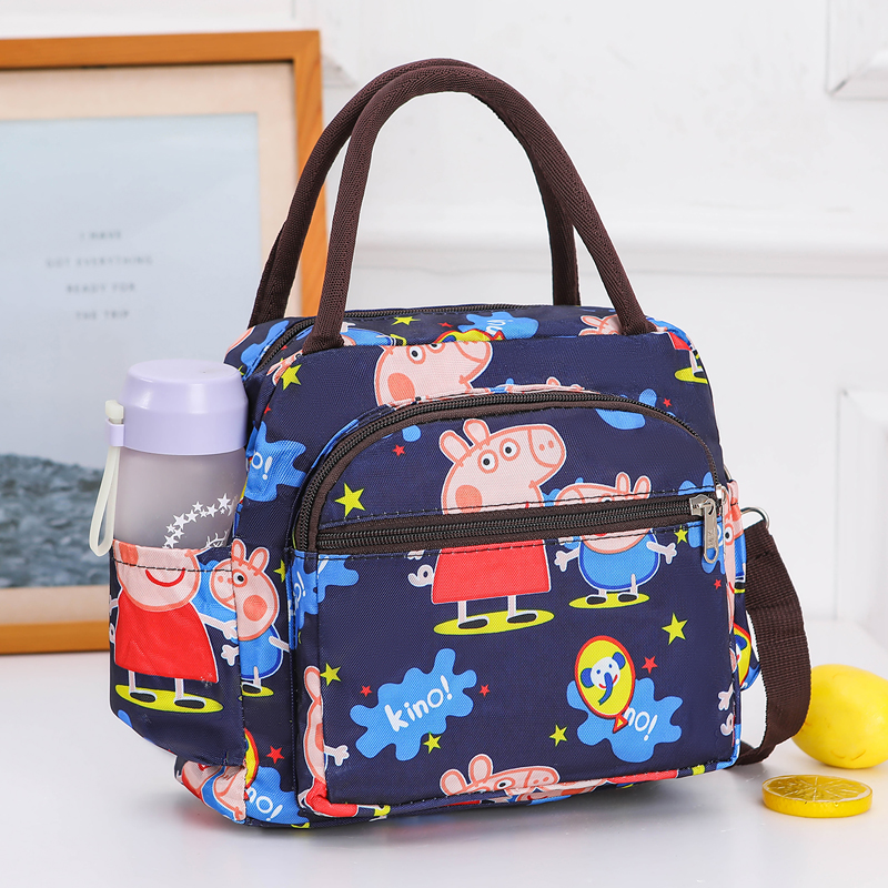 手提包2023新款时尚饭盒袋上班逛街斜挎包送妈妈婆婆买菜小布包包