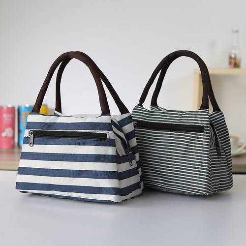 手提包迷你布艺小布包饭盒袋防水妈咪包手拎袋牛津布便当包化妆包