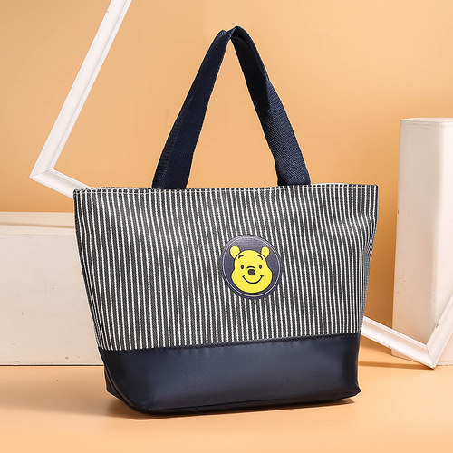 手提包女包防水饭盒袋拉链便当包上班日常出行包妈咪包防水手提袋