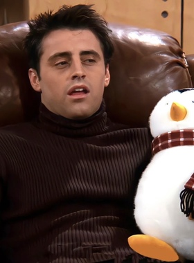 老友记周边企鹅Hugsy哈吉斯公仔礼物可爱 joey好朋友同款毛绒玩具