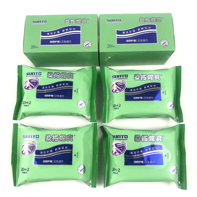 洁阴湿巾桑拓妮爽私处清洁消毒