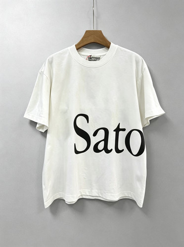 SATOSHINAKAMOTO做旧短袖T恤