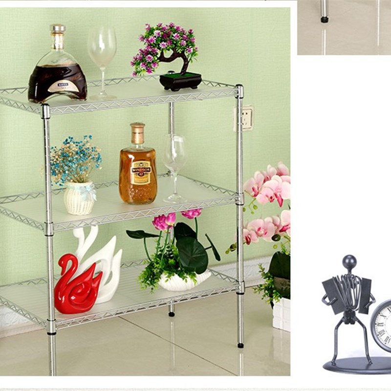 两层三层置物f架家用金属架子整理架两层碳钢架三层锅架居家收纳