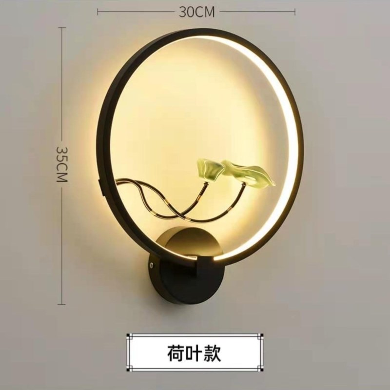 中式壁墙2024装饰画新款客厅灯卧E室床头灯创意氛围室内灯壁灯楼