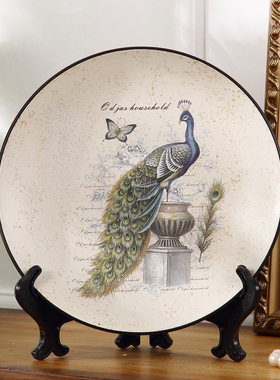 家居饰品欧式客厅创意摆件酒柜装饰品摆设美式装饰陶瓷Y软装电视