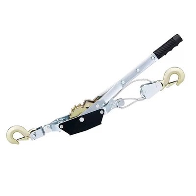 得力1T2T4T棘轮手扳葫r芦DL4202紧线器钢丝绳收紧器拉紧器DL4201