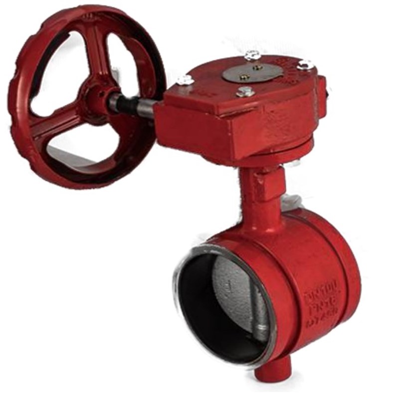 D381X/16QI蜗轮沟槽蝶阀1