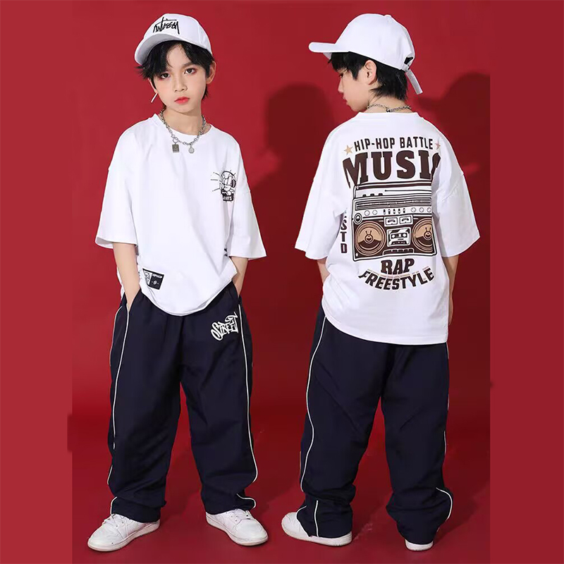 表演服街舞舞蹈嘻哈男女童