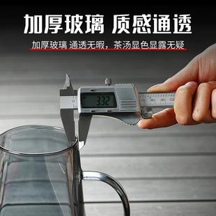 耐高溫玻璃茶壺過濾 泡茶壺加厚煮茶壺不銹鋼家用耐熱灰色茶具套裝