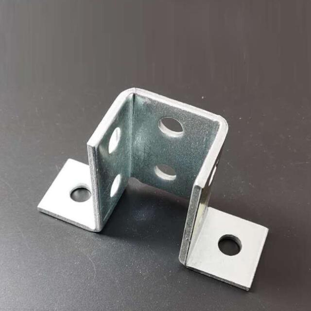 100个量少咨询客服C型钢底座连接件抗震支架免焊镀锌底座