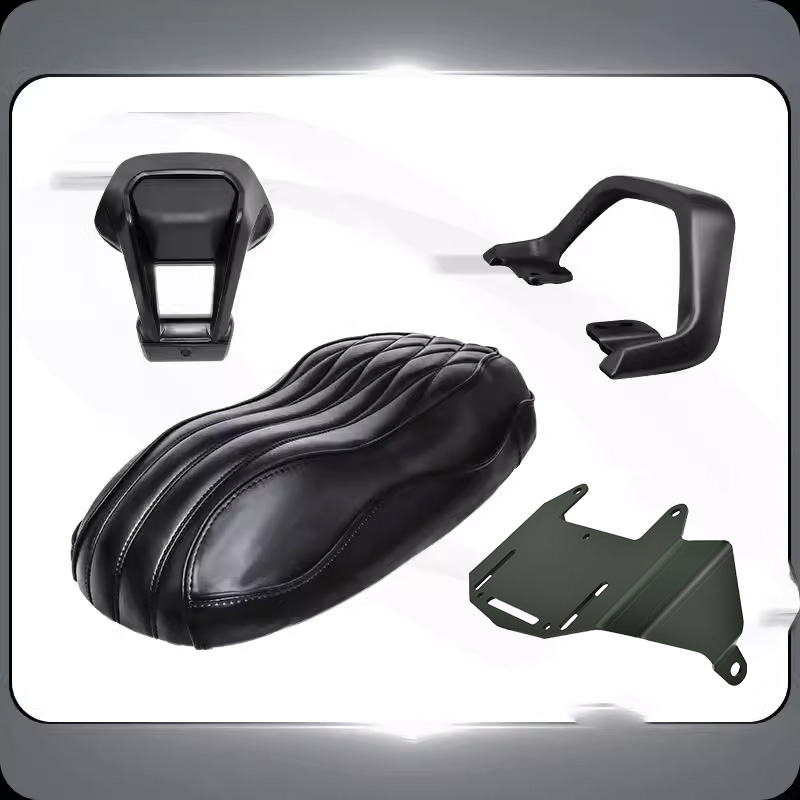 九号Mzmix/Nzmix改装短尾架后座Fmix一体坐垫铝合金扶手靠背配件