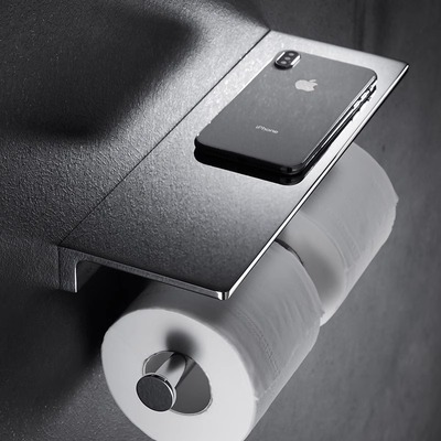 纸巾架实心加厚免打孔防腐防锈