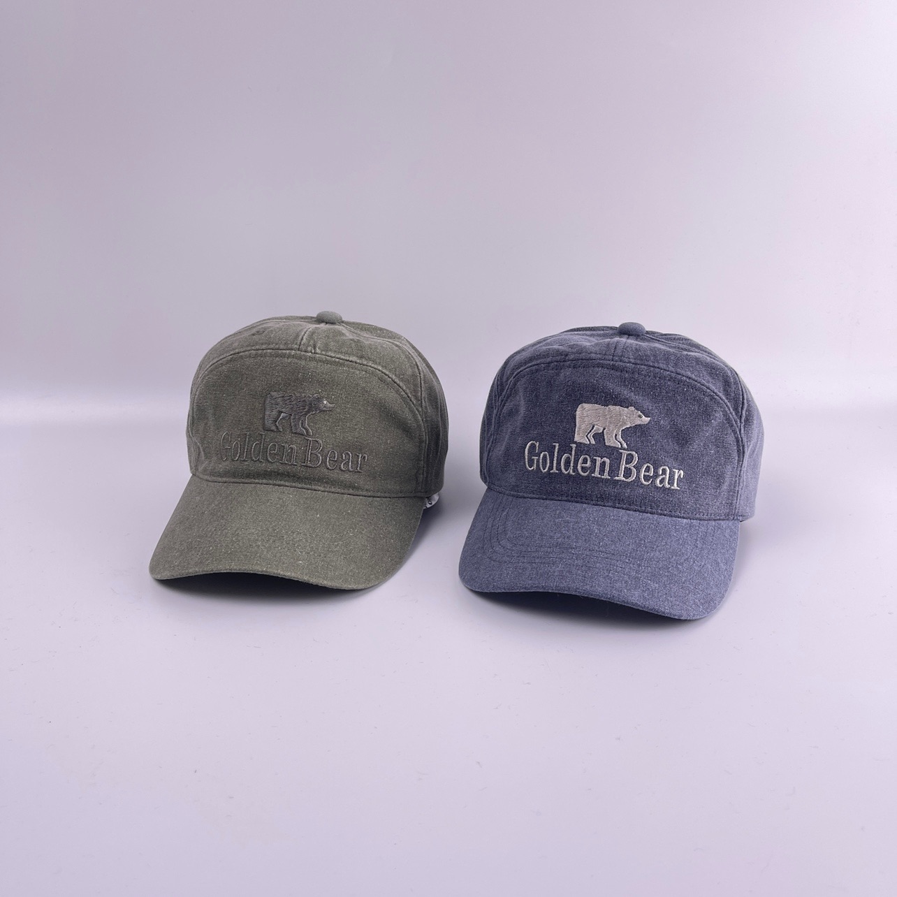 出口日单水洗做旧休闲刺绣鸭舌帽