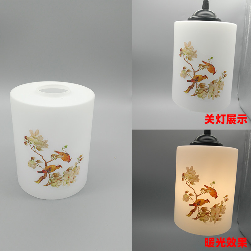 玻璃中式复仿古典吸顶卧室书房玄关酒店茶楼厅民宿吊灯