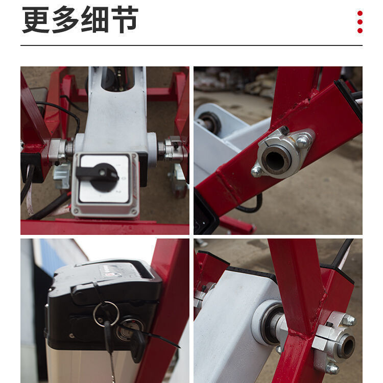 2023。便携式电动液压叉车电动液压地牛铲车全自动升降堆高车升高