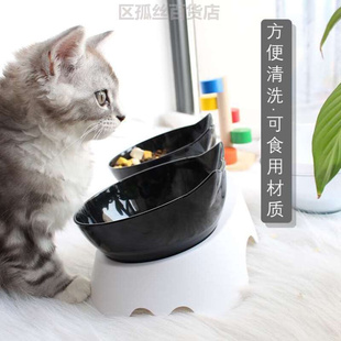 狗盆狗碗猫碗双碗自动饮水食盆狗狗碗猫咪水碗防打翻饭盆宠物用品