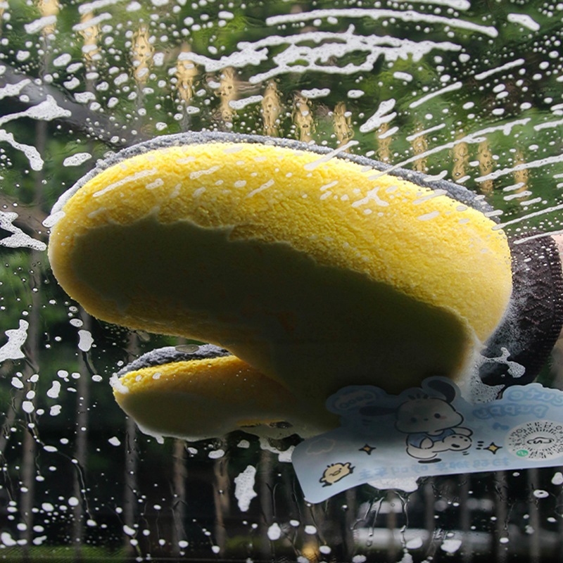 洗车手套吸水双面熊掌珊瑚绒加厚