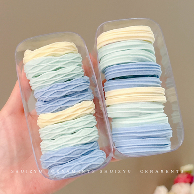 扎头发橡皮筋女高级感可爱头绳高弹力耐用发绳高马尾发圈皮套头饰