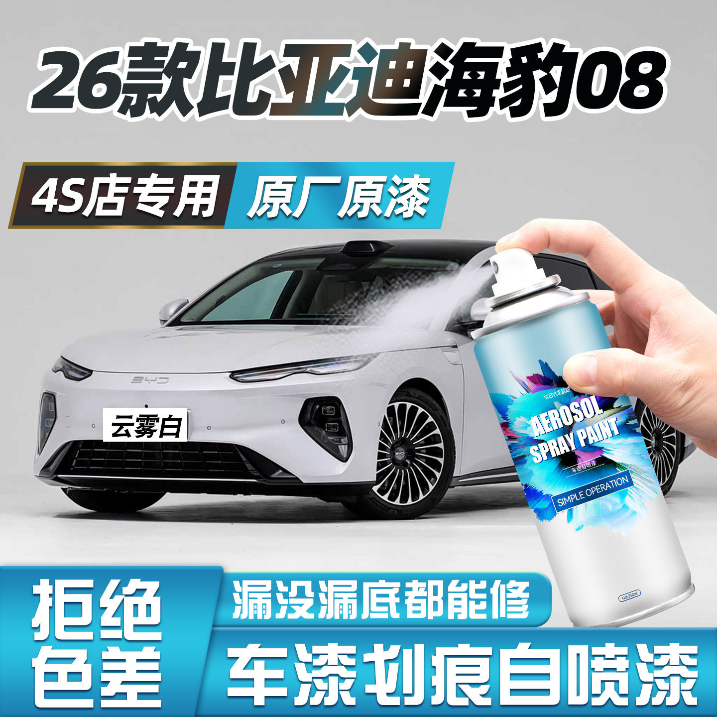 【专车专色】WEIYUE汽车自喷漆图片