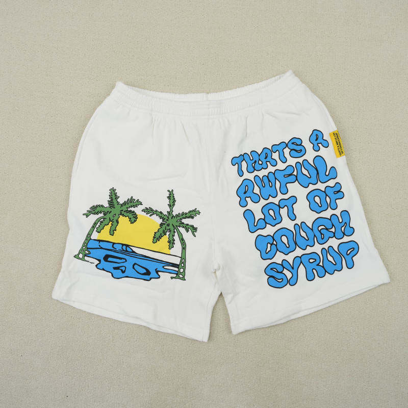 thumbnail for Beach letter logo print fashionable casual summer shorts