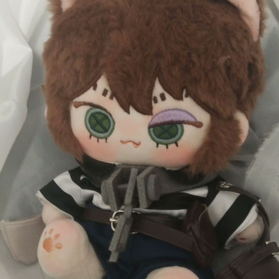 第五人格周边原创卢火纯青囚徒属性卢卡巴尔萨20cm棉花娃娃玩偶